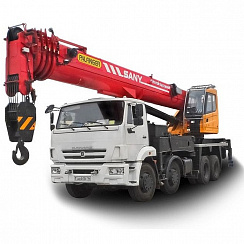 Автокран PALFINGER SANY 40 тонн на шасси КАМАЗ