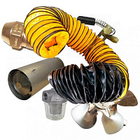 Вентиляционный угловой 45° короб 650X650 R150